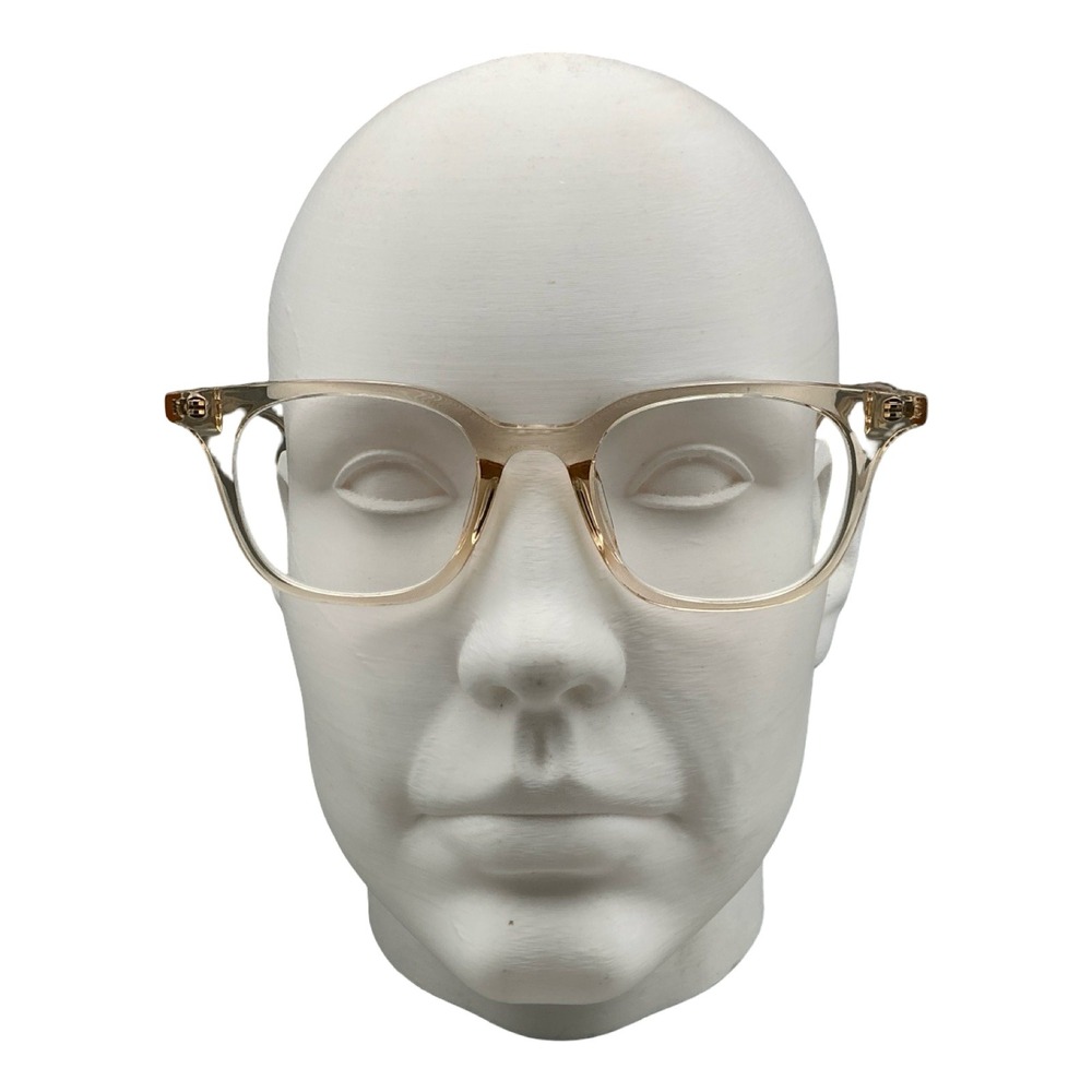 Yesglasses Gemini 50-22-150 C6 Champagne Tan Square Eyeglasses Frames
